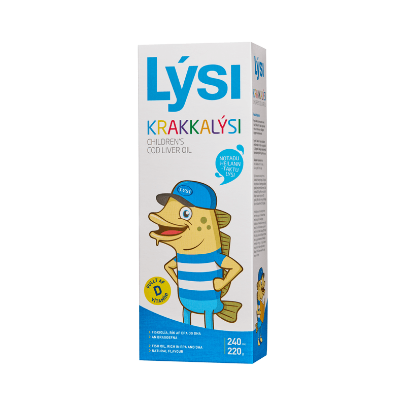 Lýsi Kids Cod Liver Oil (240ml)